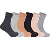 ITRAT® Calzini termici da donna in lana merino per diabetici, calzini termici da donna in lana merino, calzini non elastici più larghi, extra caldi, calzini da donna da letto, calzini invernali da