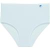 SNELLY 6 Slip Donna Vita Alta in Cotone Elasticizzato Art. S396 (9, Bianco)