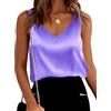 Mawor Canotte estive in Raso per Le Donne Camicette Camicette Camicette Camicie, Lavanda, 3XL
