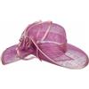 LIERYS CAPPELLISHOP Mardenham Cappello da Cerimonia Paglia Abaca con Fiocco Fascia in Tessuto Prodotto in Italia Donna Primavera Estate