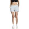PUMA Shorts con Logo Ess N. 1 da 4" da Donna XXS, Light Gray Heather