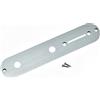 Dopro USA Specs 32mm Larghezza Alluminio Anodizzato Tele Style Piastra di Controllo con 3/8(9.5mm) Foro Pentola per Americano/Messicano Telecaster Argento