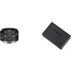 Canon Obiettivo RF 16mm F2.8 STM & LP-E17 Batteria Ricaricabile Nero/Antracite