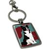 Leslie Gerry Portachiavi con Border Collie, idea regalo Leslie Gerry