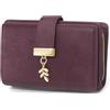 HNOOM Portafoglio Portamonete Donna Pochettes et Clutches Medio (Bordeaux)