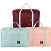 YDAKGUEY 3 borsoni da viaggio pieghevoli, impermeabili, per sport, palestra, vacanze, borse da viaggio leggere per donne e uomini, rosa, blu, nero (48 x 32 x 16 cm)