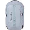 satch con:next Backpack zaino scuola ergonomico, impermeabile e leggero, con scomparto laptop e box porta-quaderni integrata Urban Rose Blue - Azzurro