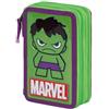 Marvel Hulk Angry-Astuccio con Matite Triplo, Verde, 14 x 21 cm