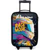 NoBoringSuitcases.com® Valigia Per Bambini Personalizzato Con Un Nome 48x31x19 cm Bagaglio Ultraleggero Trolley A Mano Rigidi LED Ruote Valigie Bimbi - Ragazzo - Casco - Astratto - Colorato