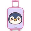 NoBoringSuitcases.com NoBoringSuitcases© Valigia Rosa Per Bambini Compatto Bagaglio Ultraleggero