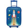 NoBoringSuitcases.com NoBoringSuitcases© Valigia Blu Per Bambini Compatto Bagaglio Ultraleggero