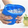NONE 1pc-Silicone Ice Cube Maker Secchio portatile Wine Ice Cooler Beer Cabinet Salvaspazio Utensili da cucina Bere Whisky Freeze