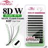 Fadvan 8D W Forma Estensione ciglia Due punte 4D Premade Fan Ciglia Finto visone Forniture per trucco