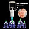 MERALL 6 pezzi set di coppettazione sottovuoto con pistola di pompaggio ventose massaggio alla schiena tazza per il corpo disintossicante lattine anticellulite vasetti per la cura sana