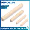 NINDEJIN 20/50pcs Perni di centraggio in legno M5 M6 M8 M10 M12 Scanalatura diritta Tasselli di legno Aste per artigianato Mobili Manuale fai da te