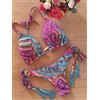 RUOTONGSEPT 2022 bikini sexy stampa floreale costumi da bagno bikini string set costume da bagno push up bikini donna biquini costume da bagno da spiaggia donna