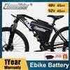 chamrider Batteria Triangolare ChamRider 48V 52V 45AH 50AH per E-bike, Pacco Batteria 1000W 21700 Grande Capacità, Super Potente 2000W con Celle 21700, Bafang 3000W