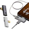 nku Adattatore per trasferimento dati USB C 10Gbps con Splitter per caricabatterie per cuffie di tipo C a ricarica rapida PD da 100W per telefoni cellulari portatili