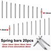 qinband 20 pz Diametro 1.5mm/1.8mm Barre a Molla Orologio 20mm Perni di Collegamento del Cinturino Adatto 12 14mm 16mm 18mm 19mm 21mm 22mm 24mm 26mm Barre di Collegamento del cinturino