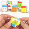NONE 1/5/10 pezzi Mini cubo magico Cubi puzzle per bambini, giocattoli portachiavi, principianti, professionisti, giocattoli per bambini, 3x3x3