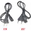 LAJQTAO Cavo di prolunga US EU a C7 C8 a 2 pin Cavo di alimentazione per luce a LED Cavo di alimentazione per laptop con figura europea americana per PS2/PS3 1M