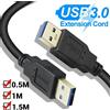 NONE Cavo di prolunga USB 3.0 maschio-maschio Cavo di prolunga USB 3.0 2.0 USB A Trasmissione dati ad alta velocità per radiatore disco rigido