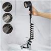 Zloog Prolunga per rubinetto da cucina in argento nero con soffione doccia Set di divisori per adattatore per lavabo per lavandino Set doccia per prolunga per rubinetto da bagno