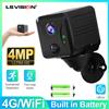 LS VISION 4G Mini telecamera di sicurezza domestica Telecamera interna da 5 MP Visione notturna WiFi Telecamera per animali domestici Telecamera wireless Rilevazione movimento APP UBOX