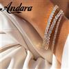 Andara Bracciale tennis di lusso in argento 925 da 4 mm con zirconi cubici per uomo e donna, gioielli in oro e argento