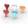 SixBricks MOC 10 PZ 15745 Rock 1x1 Gioiello Building Blocks Kit A Forma di Cuore Mattoni Palmari Particelle Giocattoli Educativi Per Bambini Regalo Di Compleanno