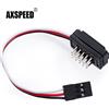 AXSPEED Cavo di Prolunga AXSPEED 10cm con Connettore JR da 1 a 5 Maschio Integrato per Auto RC, Camion, Barche, Aeroplani, Modellini - Parti di Aggiornamento