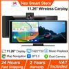MicroData Nuovo carplay universale da 11,26 pollici, carplay wireless DVR 4K, touch screen, navigazione mappa con display HD 1920 * 720, lettore per auto con doppia fotocamera