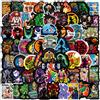 Bandai 10/30/50/100PCS Anime Dragon Ball Adesivi Graffiti Divertente Impermeabile Moto Telefono Bagagli Valigia Frigo Cartoon Decalcomanie Giocattolo