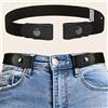 NONE Cintura Elastica Invisibile Senza Tracce per Donna e Uomo, per Jeans e Pantaloni
