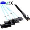 NONE Cavo interno Mini SAS 36 pin SFF8087 a 4X29 pin SAS SFF8482 2 in 1 con alimentazione SATA 0,5 m/1,0 m