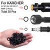 NONE 30 pezzi di tenuta O-ring per Karcher K2 K3 K4 K5 K6 K7 guarnizione rondella lancia tubo ugello spazzola pezzi di ricambio 2.640-729.0 NBR O-ring