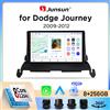 Junsun Autoradio Junsun Wireless CarPlay Android Auto per Fiat Freemont / Dodge Journey (JC49) 2008-2012 con ventola di raffreddamento integrata, navigatore GPS Android, lettore multimediale, WiFi, DSP, RDS,
