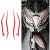 Adesivi per moto curvy Moto Elettrocar Cappuccio anteriore Faro Decorazione per casco da corsa Decalcomanie durevoli resistenti alle intemperie