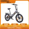 NONE HillMiles Mile 2 Adulto 250W Motore 36V13AH Batteria Bicicletta Elettrica Pieghevole 20*3 pollici Fat Tire Città Pendolarismo Ebike