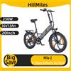NONE HillMiles Mile 2 Adulto 250W Motore 36V13AH Batteria Bicicletta Elettrica Pieghevole 20 pollici Fat Tire Città Pendolarismo Ebike
