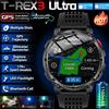 ChiBear 2026 Nuovo T-Rex3 Pro 1100mAh Batteria Astuto Della Vigilanza GPS percorso 5ATM Impermeabile Sport Run tracker All'aperto Bussola Militare Smartwatch