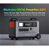 OSCAL PowerMax 6000 Stazione di Alimentazione Portatile Robusta, Capacità 3600Wh, Batteria LiFePO4, Potenza Nominale 6000W, Controllo Smart tramite APP, per Casa, Esterni e Campeggio