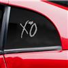 NONE Adesivo divertente per auto Fun Xo, adesivo divertente per tappo del carburante, per finestrino, decorazioni per moto