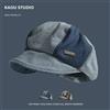 EODJCUE Cappelli Ottagonali in Denim Stile Retrò Giapponese per Donne, Berretti Versatili per Primavera ed Estate, Protezione Solare per Viaggi