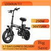 NONE Bicicletta Elettrica LOOKRUN T11 per Adulti, Motore 400W, Batteria 36V15AH, Bici Elettrica da Città con Pneumatici All-Terrain
