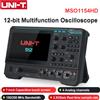 UNI-T Oscilloscopio Digitale UNI-T MSO1154HD a 4 Canali, 2.5GSa/s, ADC a 12 bit, Oscilloscopio Tablet ad Alta Risoluzione da 7 Pollici con Analizzatore di Spettro