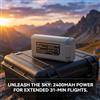 NONE Batteria di Volo Intelligente JMI2 7.7V 2400mAh per DJI Mini 2, Mini SE, Mini 2 SE, Mini 4K Drone, Batterie Ricaricabili Lipoly di Ricambio