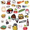 SinKon86 Pesce sushi cibo ferro sulla toppa abbigliamento ricamato applique da cucire cucire su tessuto distintivo accessori di abbigliamento toppe