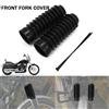 JFGRACING Moto Gomma Forcella Anteriore Copertura Antipolvere Ghette Gators Stivali Ammortizzatore 49 MILLIMETRI Per Harley Dyna FXDWG 2007 2008 2010 2011