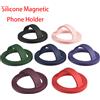 NONE Supporti ad Anello Magnetici Universali per Telefono, Impugnature Rimovibili Impermeabili in Silicone Liquido, Compatibili con Custodie per iPhone e Android